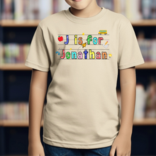 Load image into Gallery viewer, Personalized Letter Shirt
