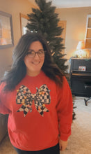 Load image into Gallery viewer, Youth Checkered Bow Crewneck