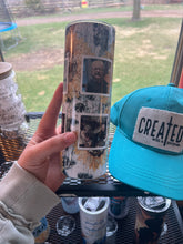 Load image into Gallery viewer, Personalized MAMA Sunflower Tumbler with Photos