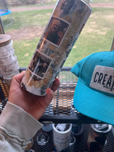 Load image into Gallery viewer, Personalized MAMA Sunflower Tumbler with Photos