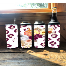 Load image into Gallery viewer, Leopard Pumpkin 4-in-1 Can Cooler
