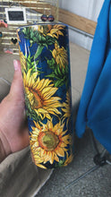 Load and play video in Gallery viewer, Navy Sunflower 20oz Tumbler
