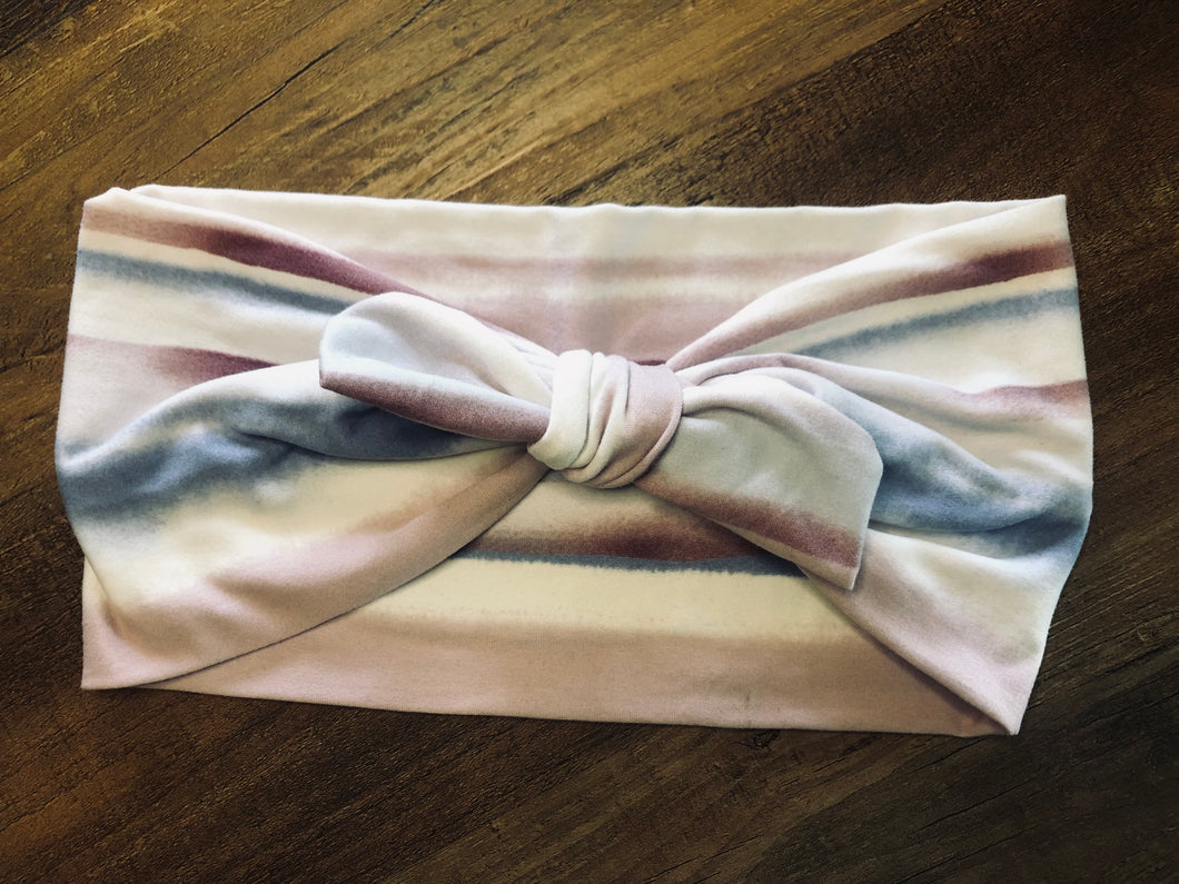 Airbrushed Red White & Blue Faux Tie