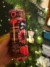 Load image into Gallery viewer, Wooden Hearts 20oz Tumbler
