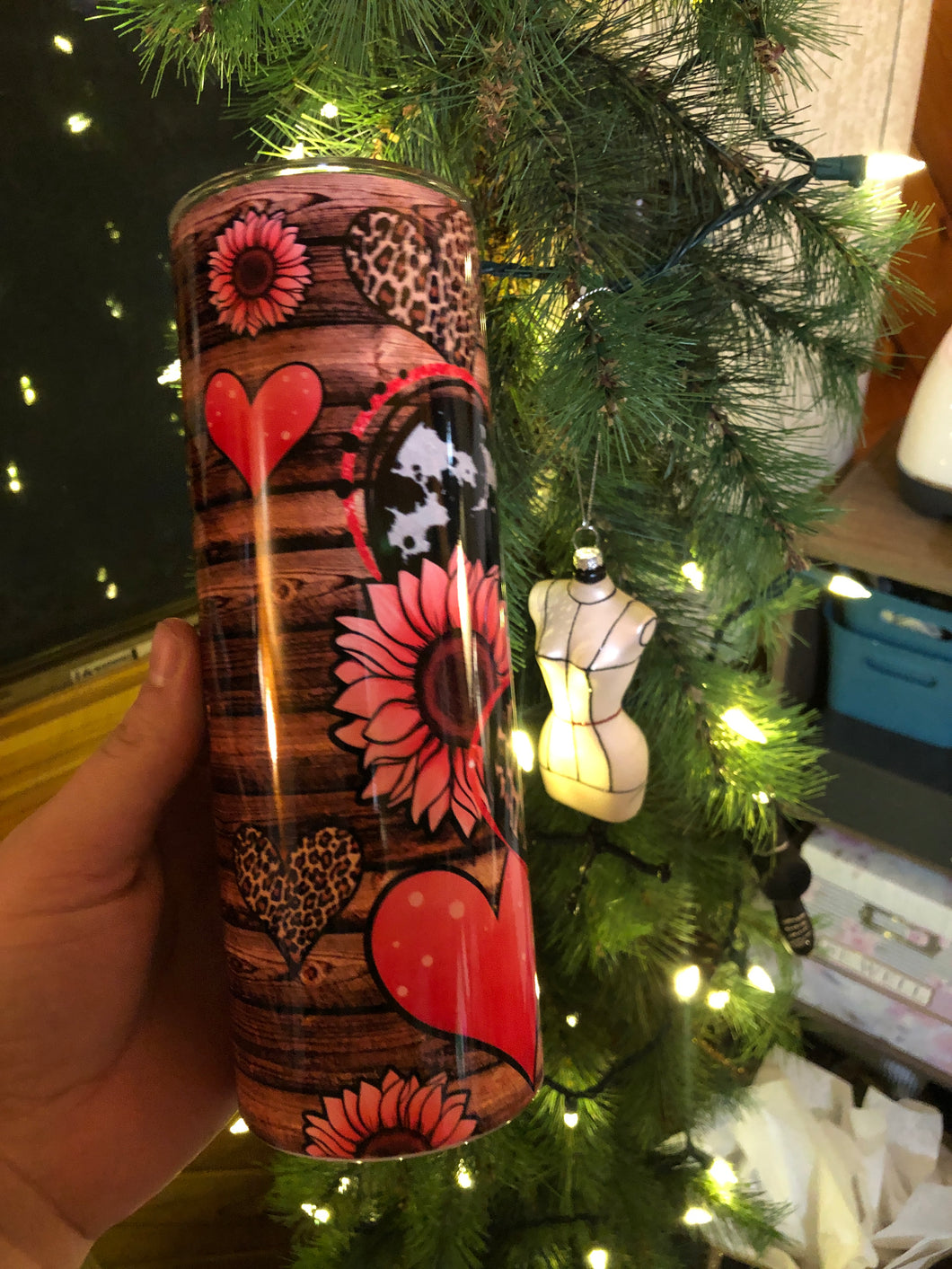 Wooden Hearts 20oz Tumbler