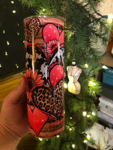 Load image into Gallery viewer, Wooden Hearts 20oz Tumbler
