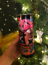 Load image into Gallery viewer, Valentines Cow 20oz Tumbler
