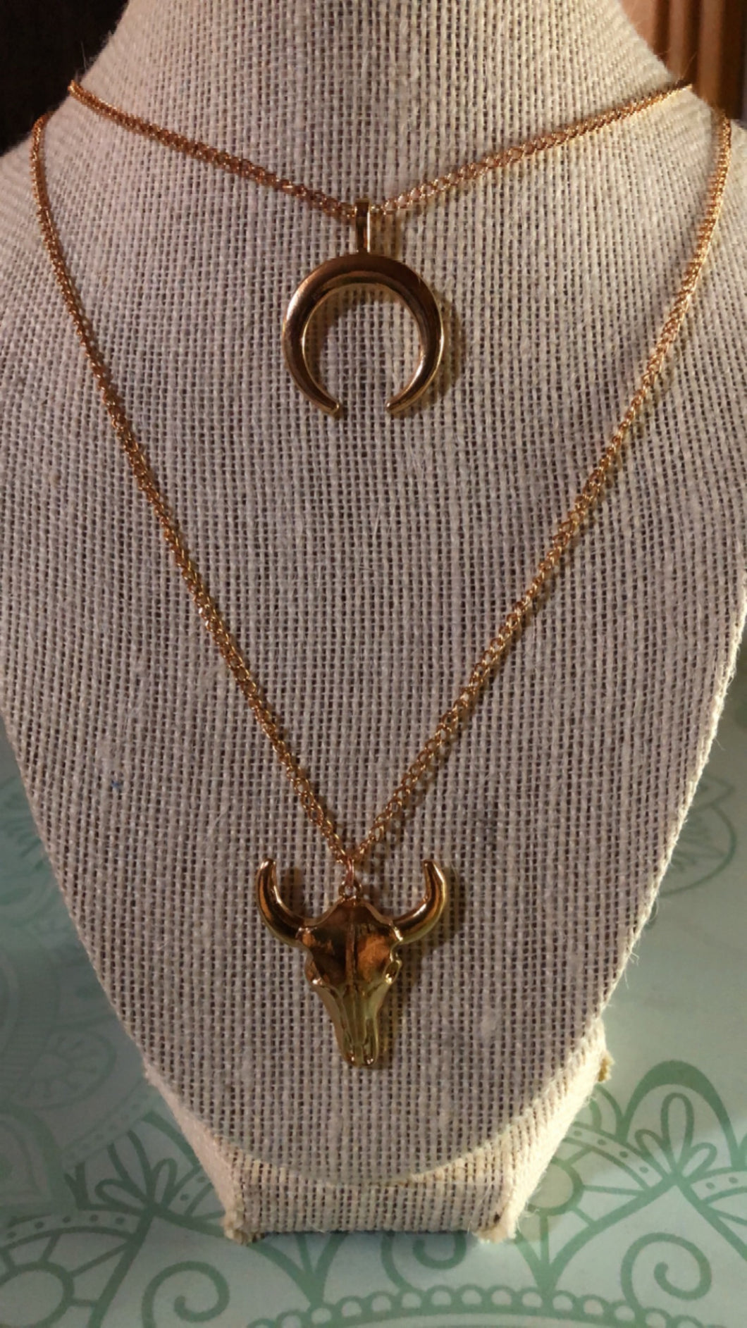 Steer Skull Necklace