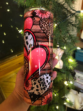 Load image into Gallery viewer, Wooden Hearts 20oz Tumbler

